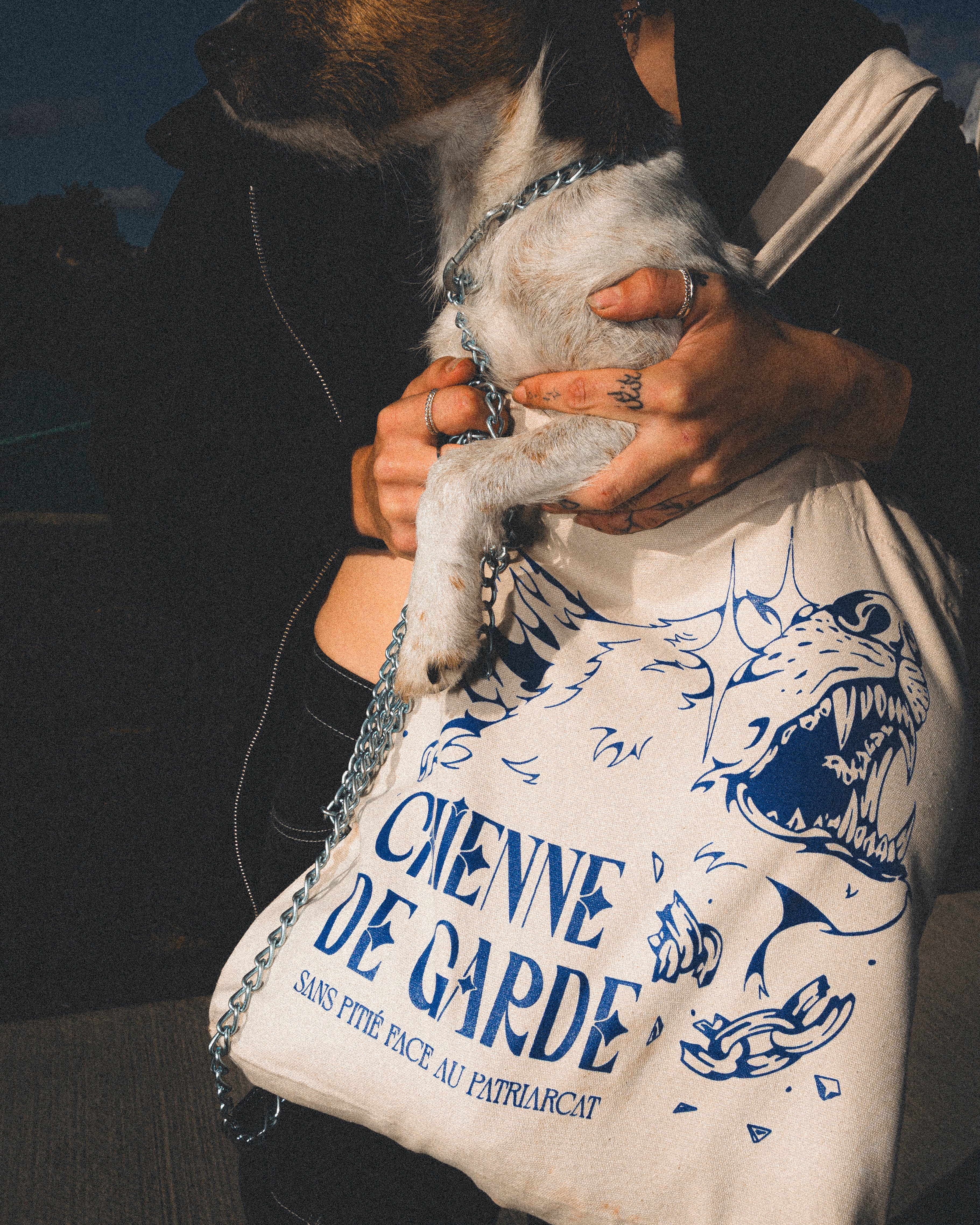 TOTE BAG CHIENNE DE GARDE